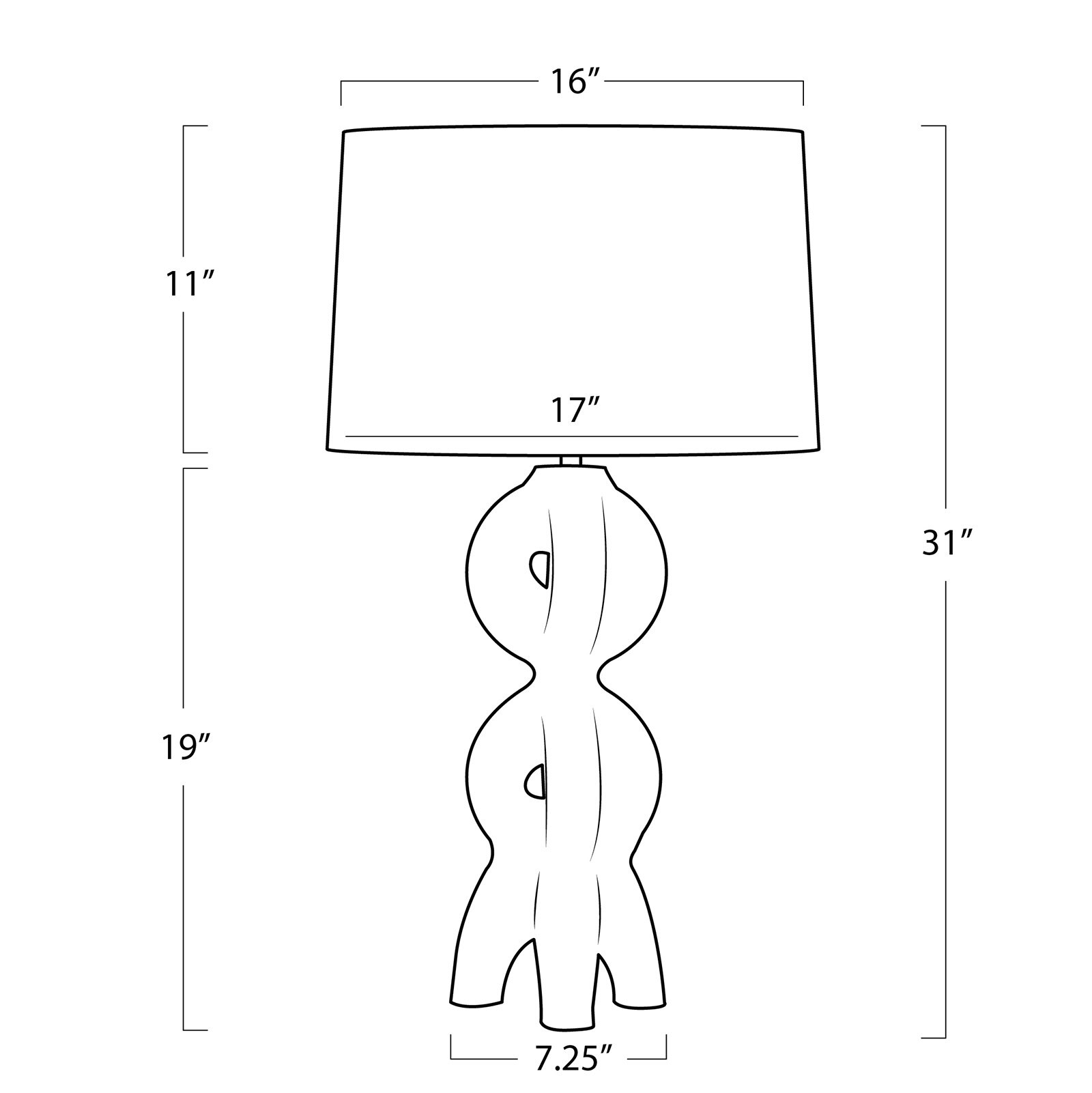 Jacob Metal Table Lamp | Regina Andrew Detroit